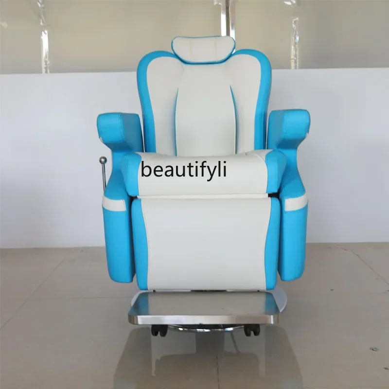 AA17 Hair salon lift and tilt scalp barber chair hair salon large chassis chair shaving hair chair