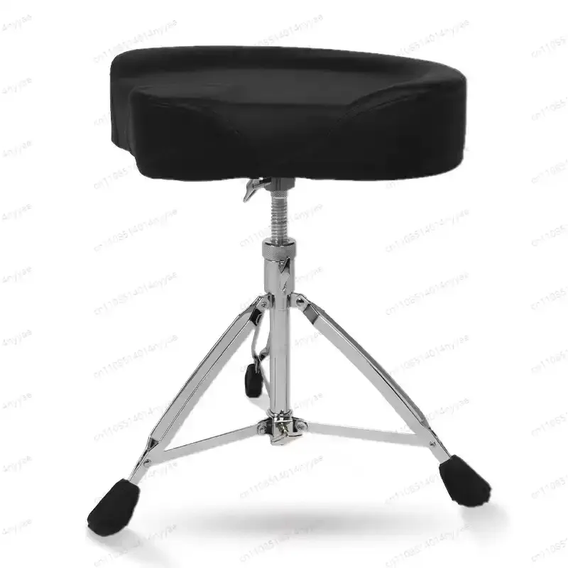 Drum Stool Throne Seat Saddle Shape Black Brown Comfortable Durable Seat Heavy Throne for Drum Set Seat
