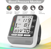 Electric Wrist Blood Pressure Monitor Portable tonometer health care bp Digital Blood Pressure Monitor meters sphygmomanometer