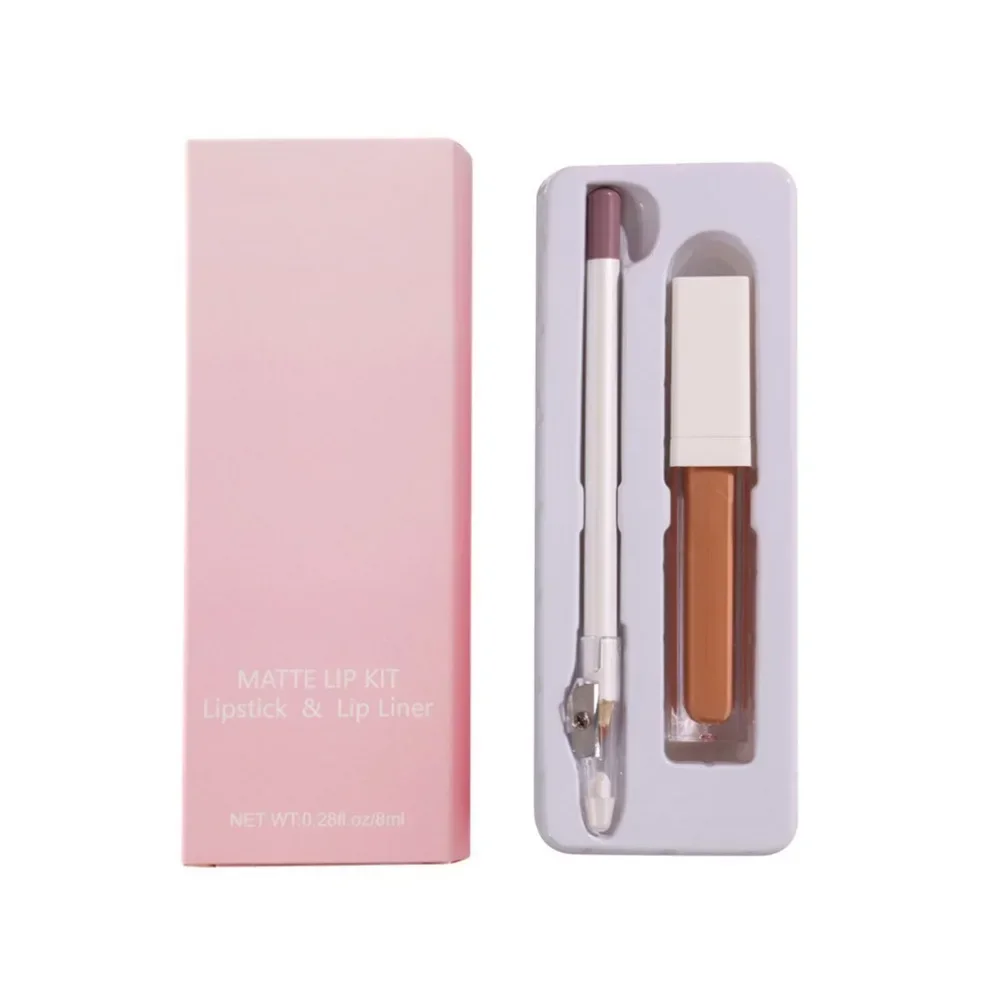 ฉลากส่วนตัวแต่งหน้ามังสวิรัติขายส่ง 21 สีลิปกลอสชุด Sharpener Transfer Proof Matte 2 ชิ้นโลโก้ที่กําหนดเองแต่งหน้า