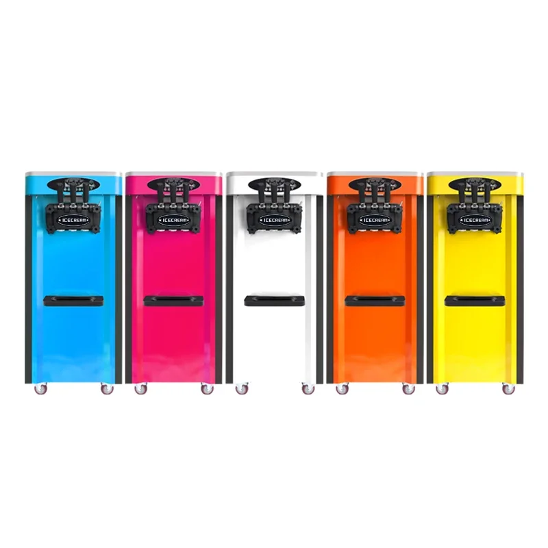 for Wholesale 3 flavor geleto soft self serve ice cream machines