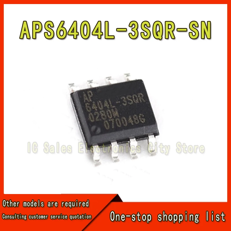 Conjunto de chips Ic Nieuwe Voorraad, 1-10 Stuks/partijen APS6404L-3SQR-SN Aps6404l 6404l-3sqr-sn 6404l Sop-8 Smd, APS6404L-3SQR