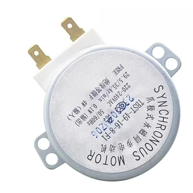 1Pcs TBST-49 Claw-Pole Permanent Magnet Synchronous Motor Square Shaft for Midea Microwave Oven Turntable