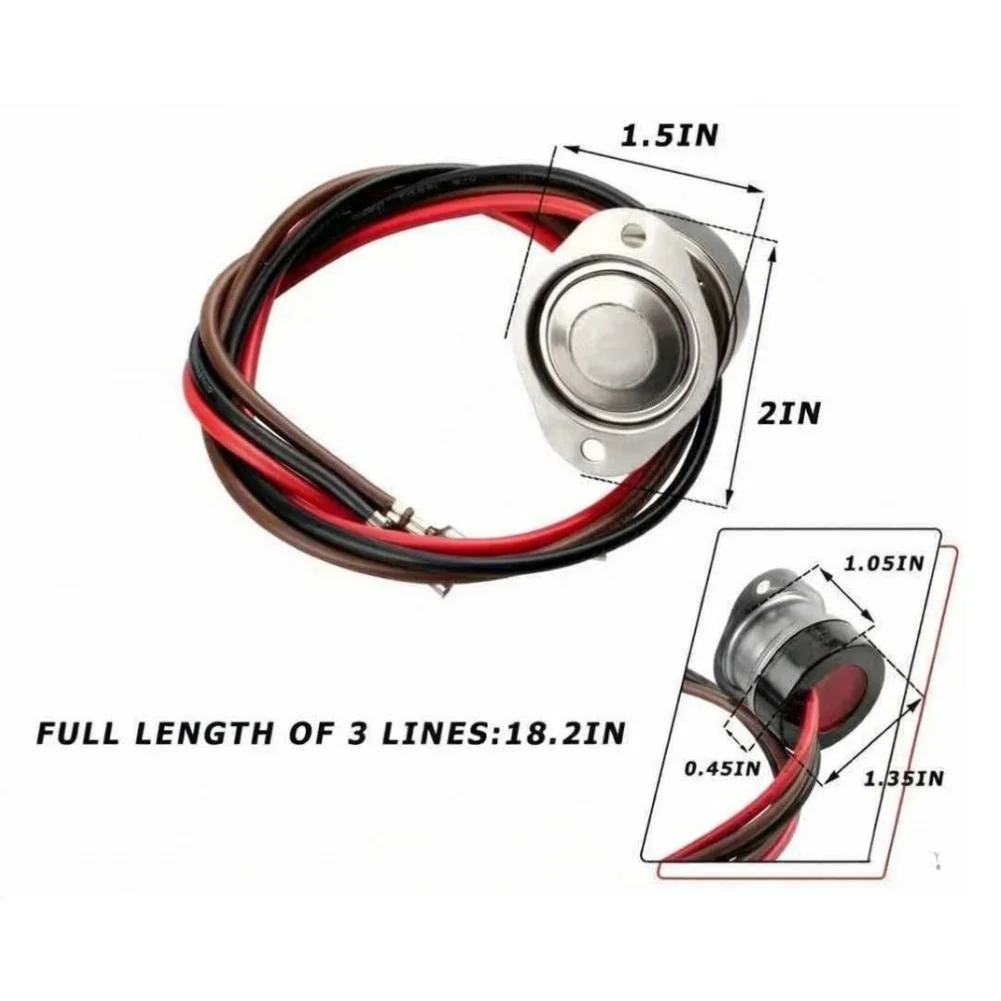 5709L Refrigerator Defrost Thermostat for Supco SL5709 4751C Climate Control Chandler Bohn Refrigeration Components