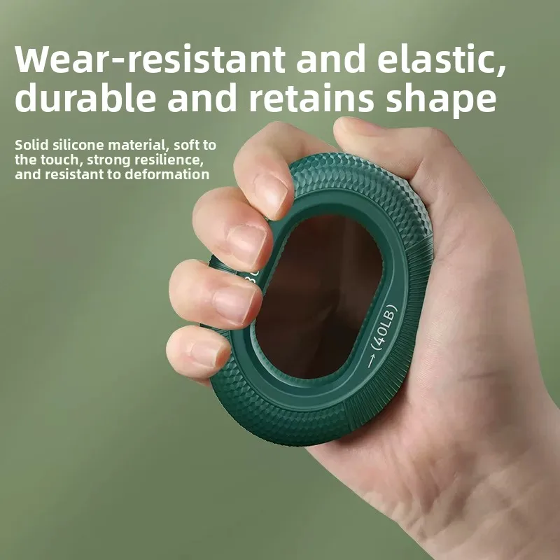 Silicone Grip Strengthener Men's Wrist Strength Training Ball Arm Muscle Rehabilitation Exercise Equipment Hand Power Circle
