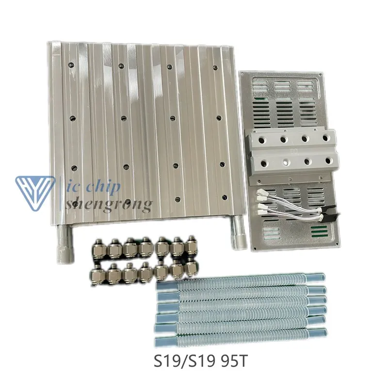 

Antminer S19 95T water cooling plate upgrade kit It speeds up the heat dissipation of miners.