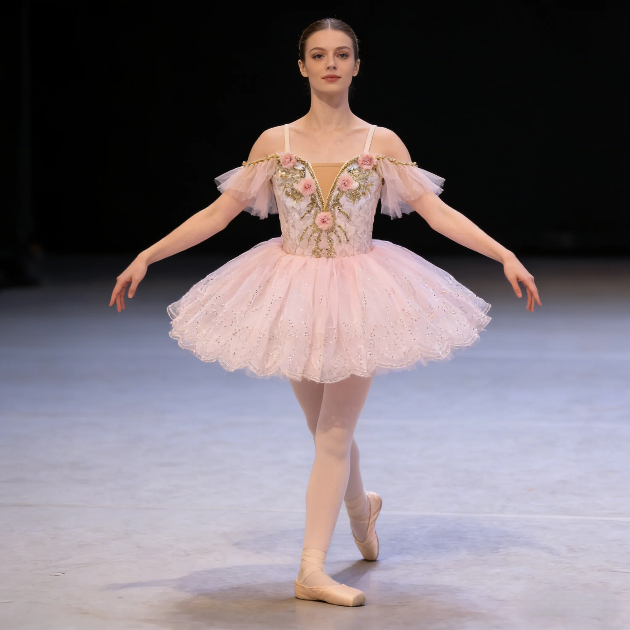 

BT26011166 High Quality Custom Size Kids Girls Ballet Dance Performance Wear Gilsay Pink Romantic Tutu Dress