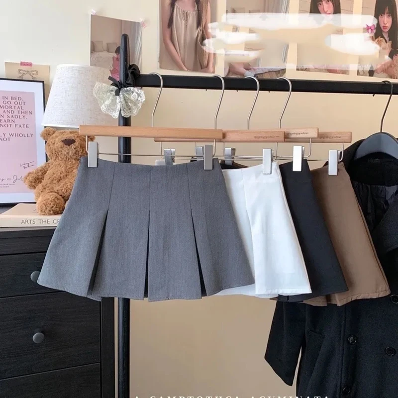 Jk プリーツスカート女性のための Y2k 夏ハイウエストストリートミニスカート韓国の新しいホットガールプレッピーすべて一致 A ラインスカート
