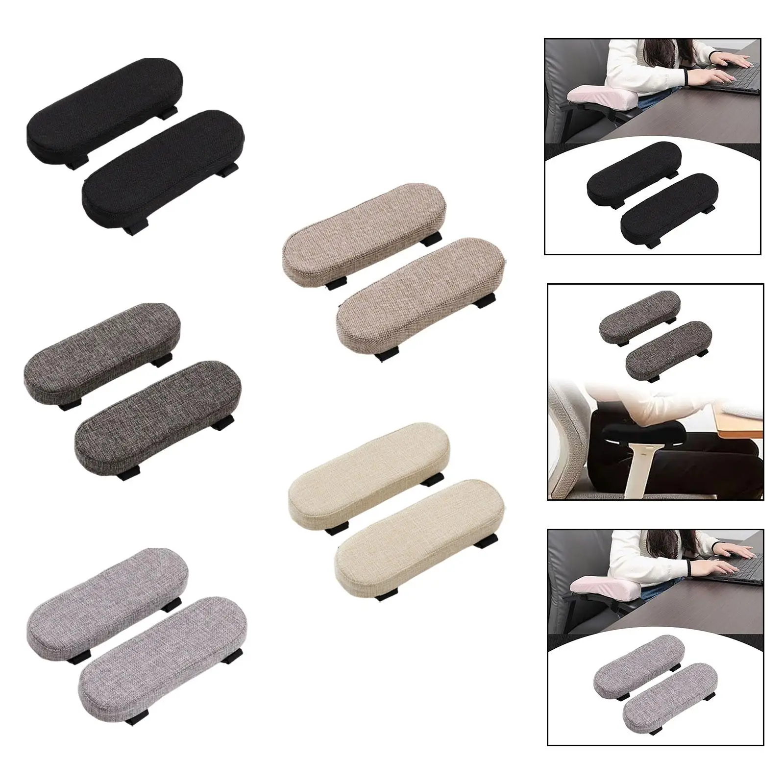 Office Chair Armrest Pad Gaming Chair Armrest Cushion for Recliners Home