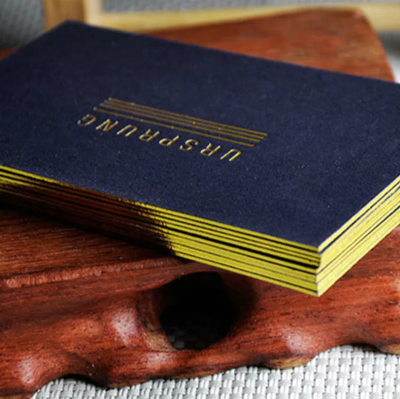 

Customized luxury black embossed thick paper name small piece enterprise marketing business card with embossing