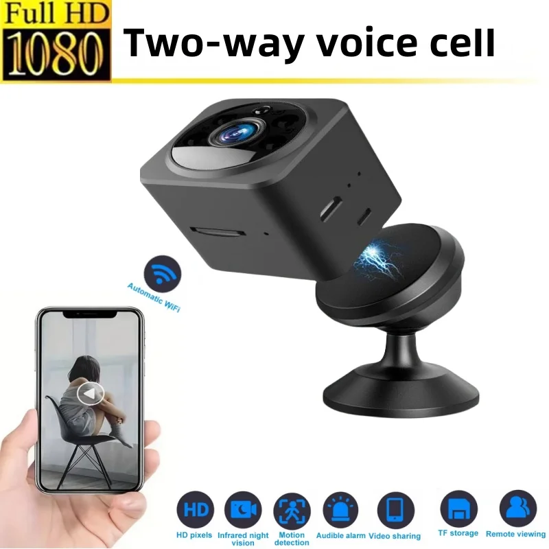 

AS02WIFI Mini HD 1080p Night Edition Video Bidirectional Voice Chat Camera Rechargeable Magnetic Micro Monitoring