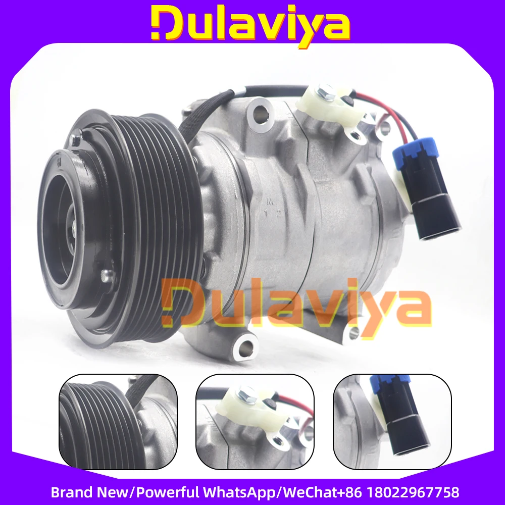 

10SRE18C автомобильный компрессор переменного тока 24 В для трактора John Deere RE502697 RE284680 AT367640 447280-1650 4472801650 MC4472802000 447280-2000