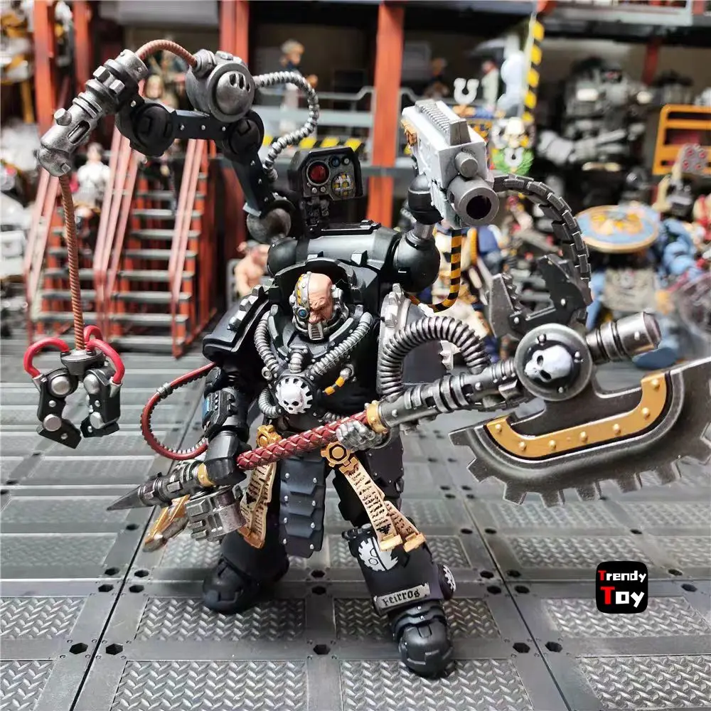 

【JOYTOY】Warhammer 40K Iron Hands Iron Father Feirros 1/18 Action Figure Toys