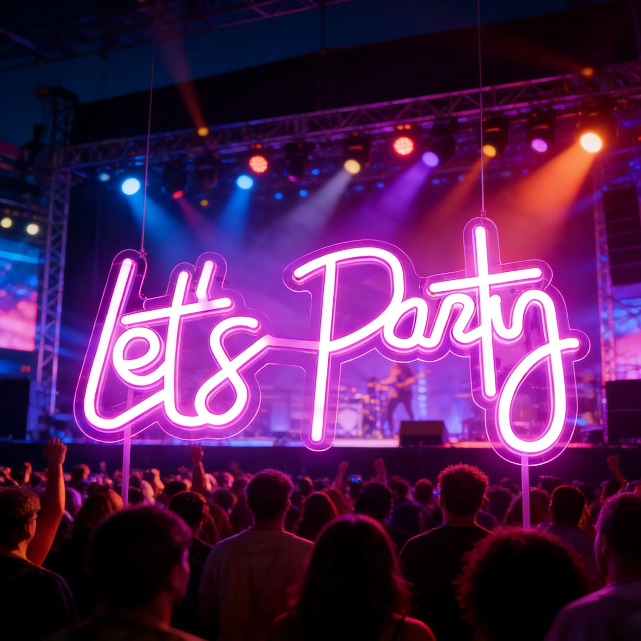 Happy Birthday Neon Sign USB Powered Dimmable Acrylic LED Happy Birthday Light-up Sign Birthday Party Wall Decoration Lamp