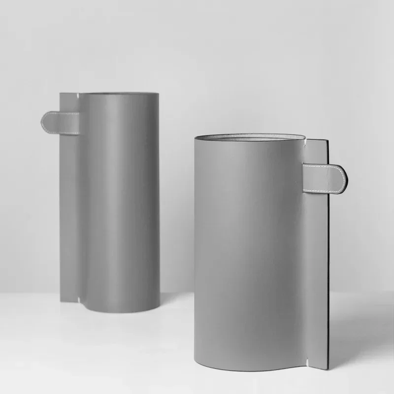 مزهرية زجاجية جلدية فاخرة وخفيفة الوزن لزراعة الزهور المائية، مكتب مبيعات غرفة نموذجية، زينة منزلية