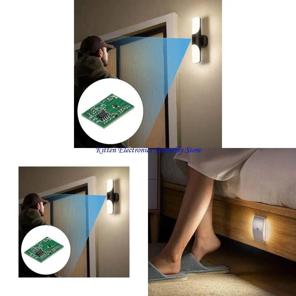 96GD Adjustable Ranges Radars Detection Module For Intelligent Devices 12M Distance Human Body Induction Design for Home
