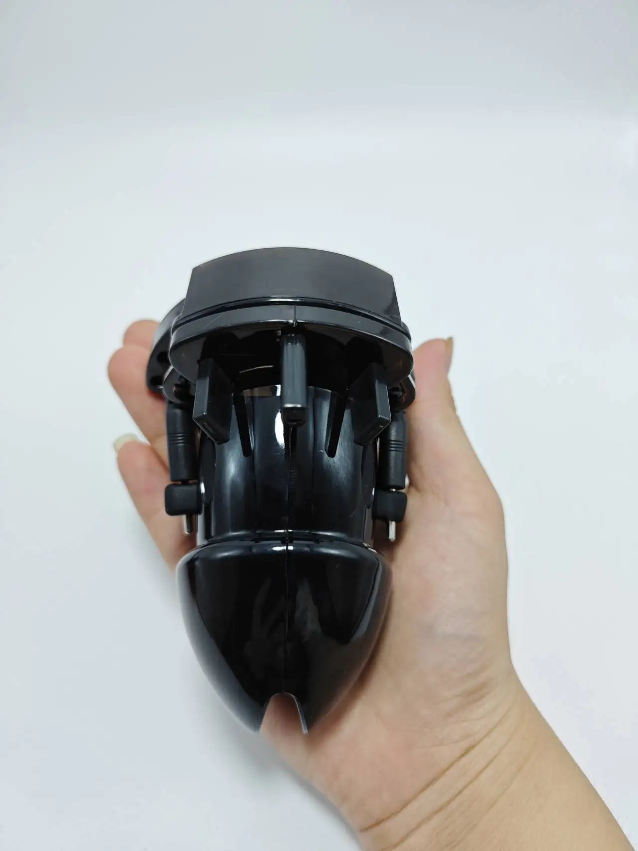 Electric Shock CB6000 Chastity Cock Cage Dick Stimulation Accessories,Penis Lock Ring Ball Stretcher SM Men Gay Sex Medical Toy view 5