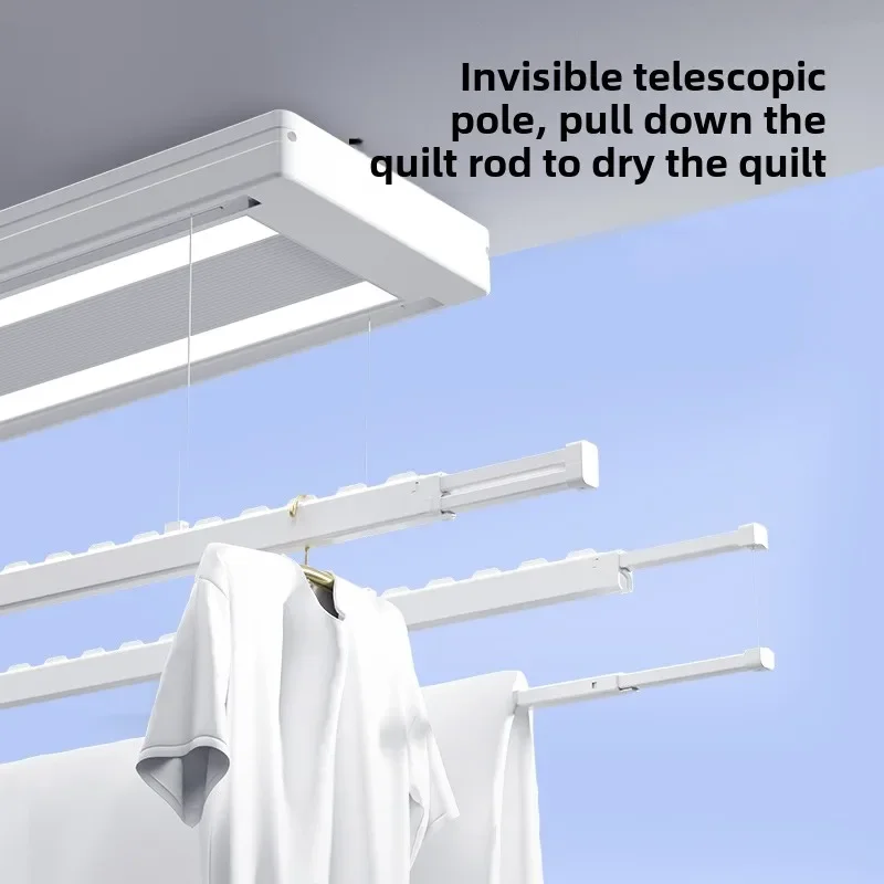 Electric drying rack M53 invisible remote control lifting balcony drying intelligent automatic clothes drying rod