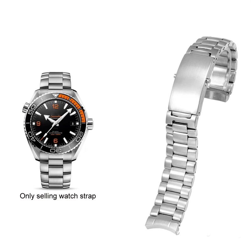 

Top Brand Quality 316L Stainless Steel Watch Band Strap for Omega Seamaster Speedmaster 007 Planet Ocean Watchband 18mm 20mm 22m