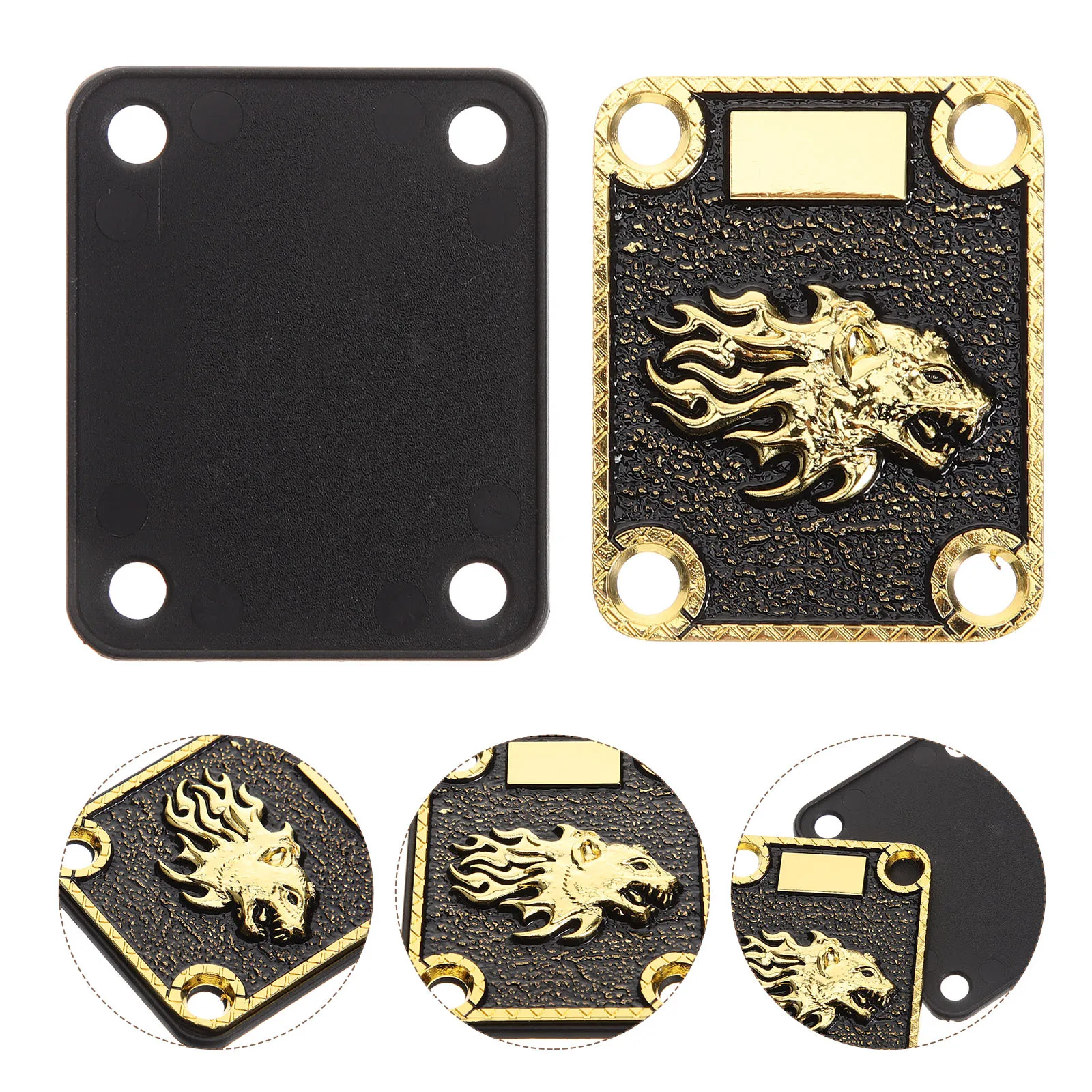 

Guitar Neck Plate Alloy Metal Shims For Bass Guitar Reinforcement Replacement Parts Accessories Upgrade Kit Tool