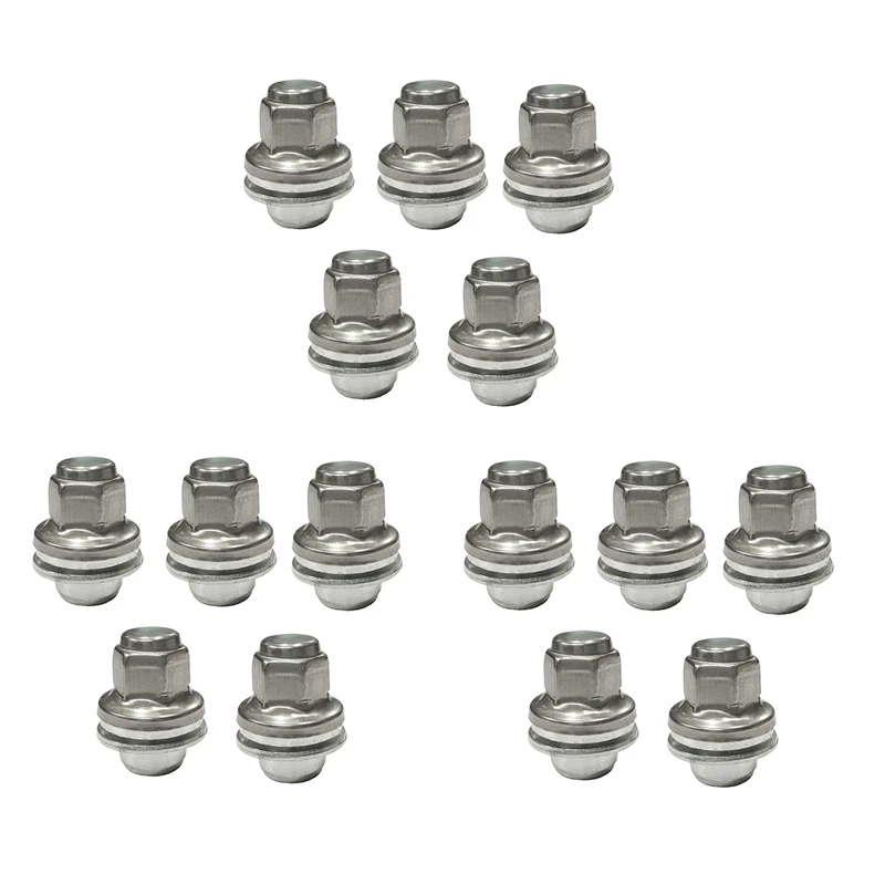 15Pcs Wheel Lug Bolt Stud Nut C2C35294010 For Jaguar S-Type X-Type XJ XJR XF 1999-11