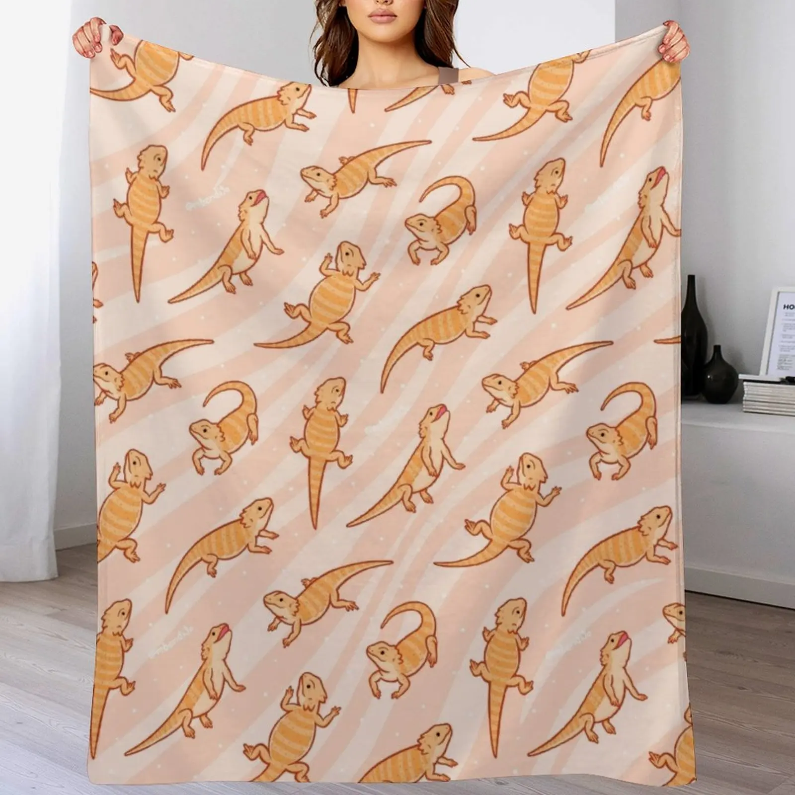 

Bearded Dragons Throw Blanket Decorative Throw blankets and throws Blankets For Sofas blankets ands