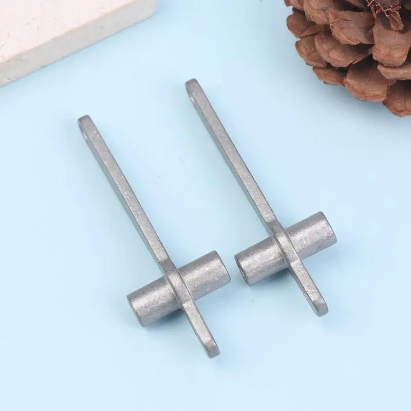 Radiator Bleed Key for Efficient Heating; Stainless Steel Plumbing Repair Tool with 5mm Hole Core