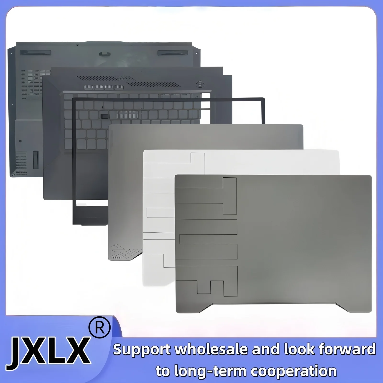 JXLX® New For Asus TUF Air F15 FX516 FX516P FX516PR FA516 Laptop LCD Back Cover Top Case/LCD Bezel/Palmrest Cover/Bottom Cover