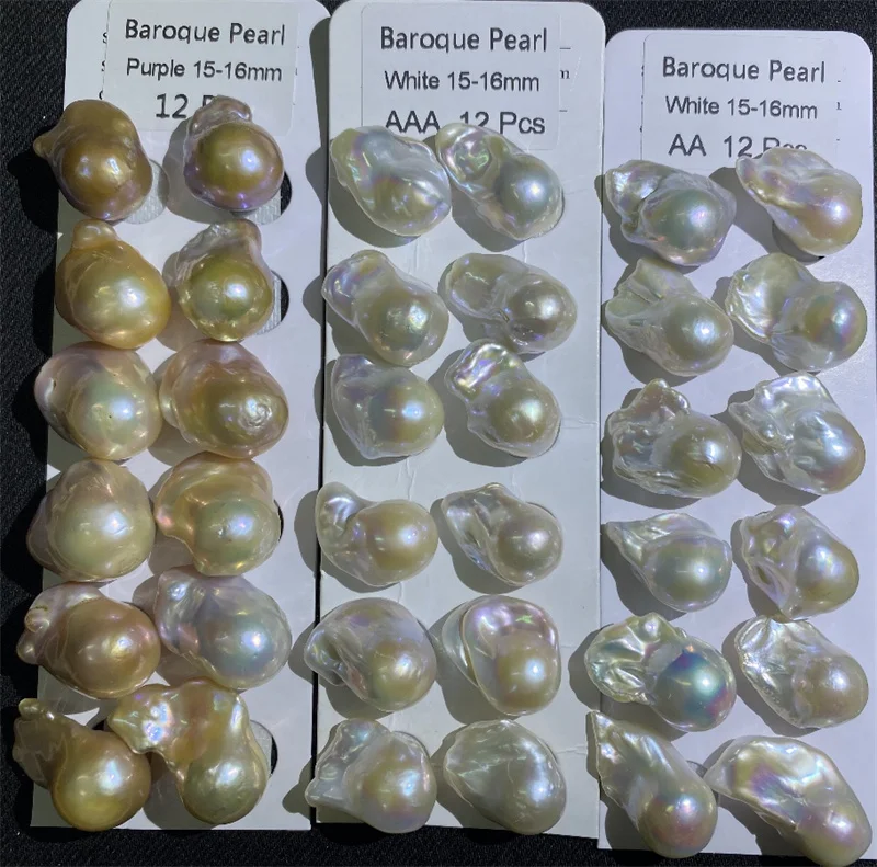 A 2A 3A Natural Baroque Pearl Beads Irregular Shape Loose Bead Pearls for Jewelry Making DIY Earrings Necklaces Accessories Gif