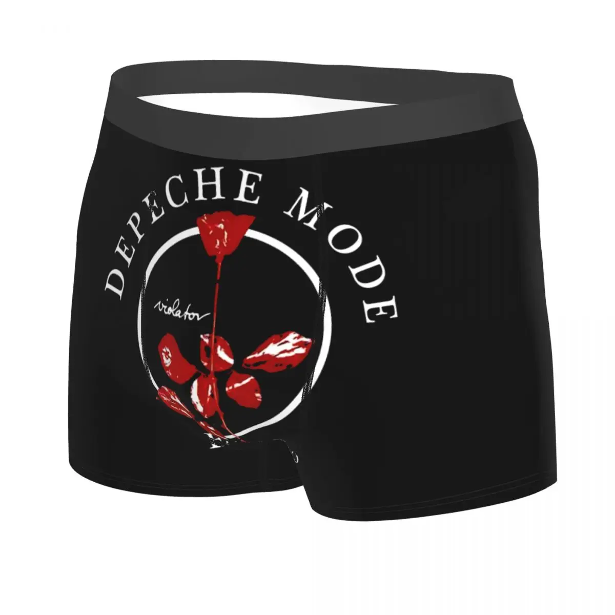 Custom Electronic Rock Depeche Cool Mode Boxer Shorts Men 3D Printed Male Breathbale Underwear Panties Briefs