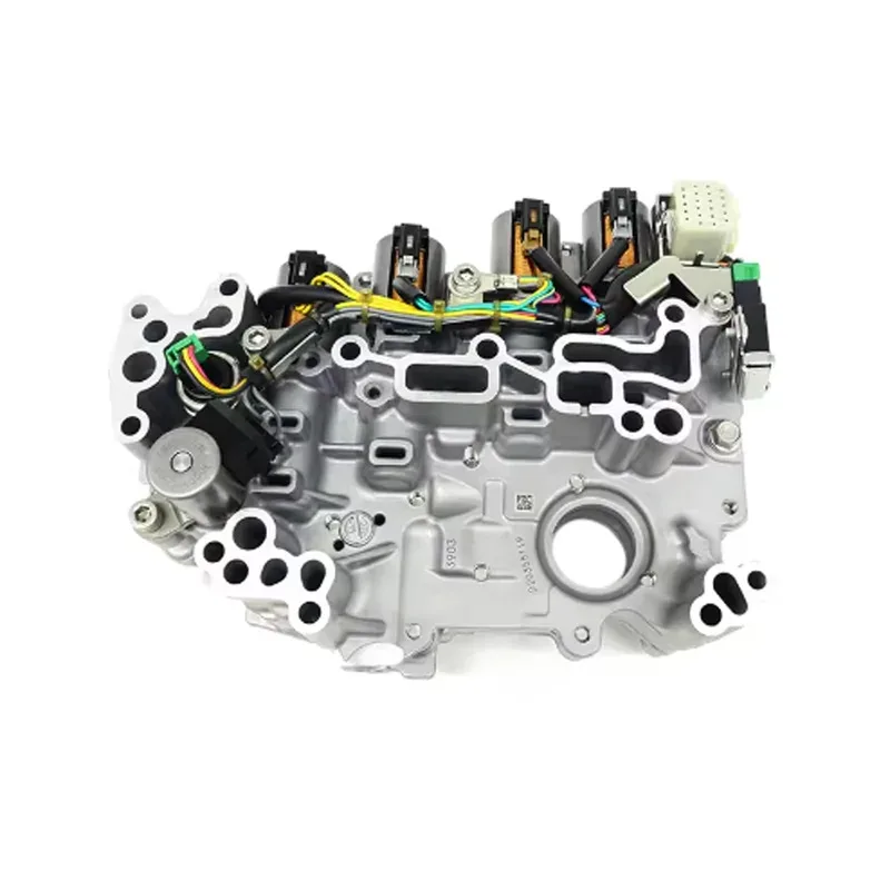 Jf015e Re0f11a Corpo da válvula de transmissão automática reconstruída com solenóides para substituição de carro Nissan Sentra Tiida 2014-UP