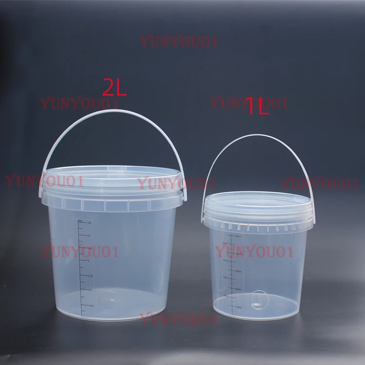 Small Switch Transparent Bucket Scale 900ML Aquarium Tower Outlet 4mm Water Connection Drainage Pipe