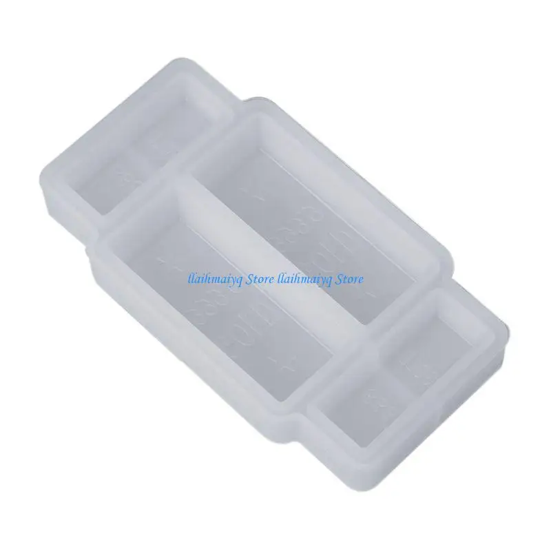 

573B Gold Bar Chocolate Mould Cake Decorating Tools Kitchen Baking Accessories