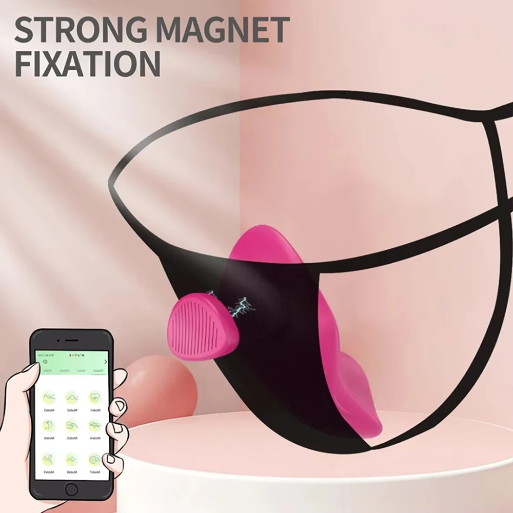 Vibrador de huevo portátil con aplicación para mujer, estimulador de clítoris con Control Bluetooth, desgaste magnético, masturbador femenino vibratorio, Juguetes sexuales para adultos