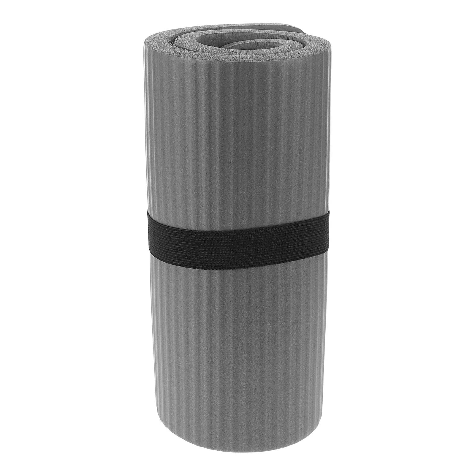 

Thick Non Yoga Mat Cushion Extra Padding for Planks Knee Elbow Support High Density Rubber Fitness Floor Exercise Grey
