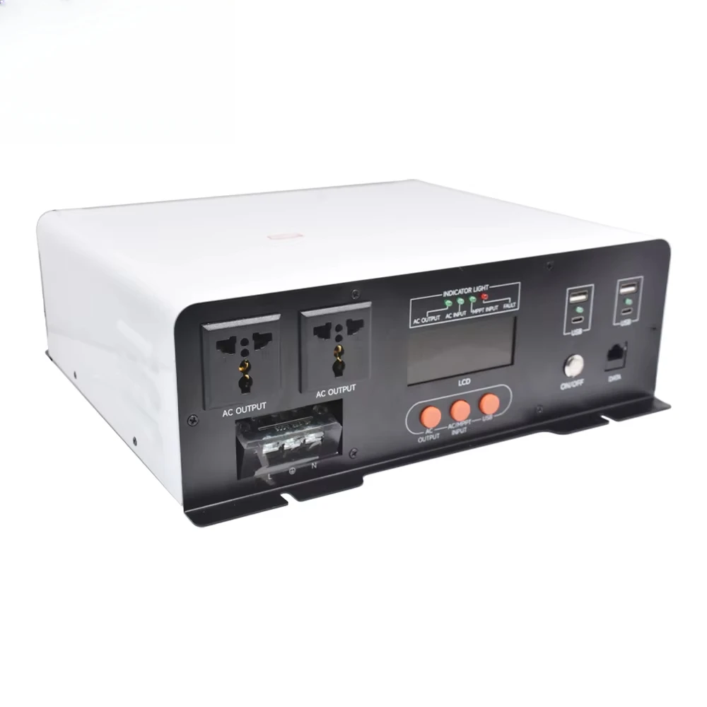 

Pure Sine Wave Off-grid Inverter 24V 48V 5KW 3KW 2KW 1.5KW Solar Inverter With MPPT UPS AC Charging Hybrid Inverter