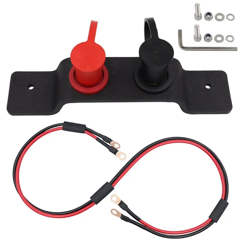 

Car Battery Terminal Relocation Kit Remote Battery Charging Tool Starter Jump Post Replacement Kit