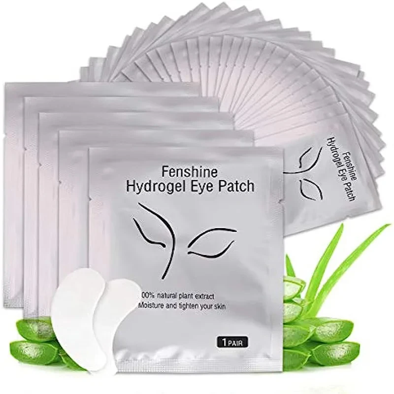 50/100Pairs Lash Extension Eye Stickers Hydrogel Patches Grafting Eyelashe Under Eye Pads Eyelashes Extension Lashes Tool Makeup