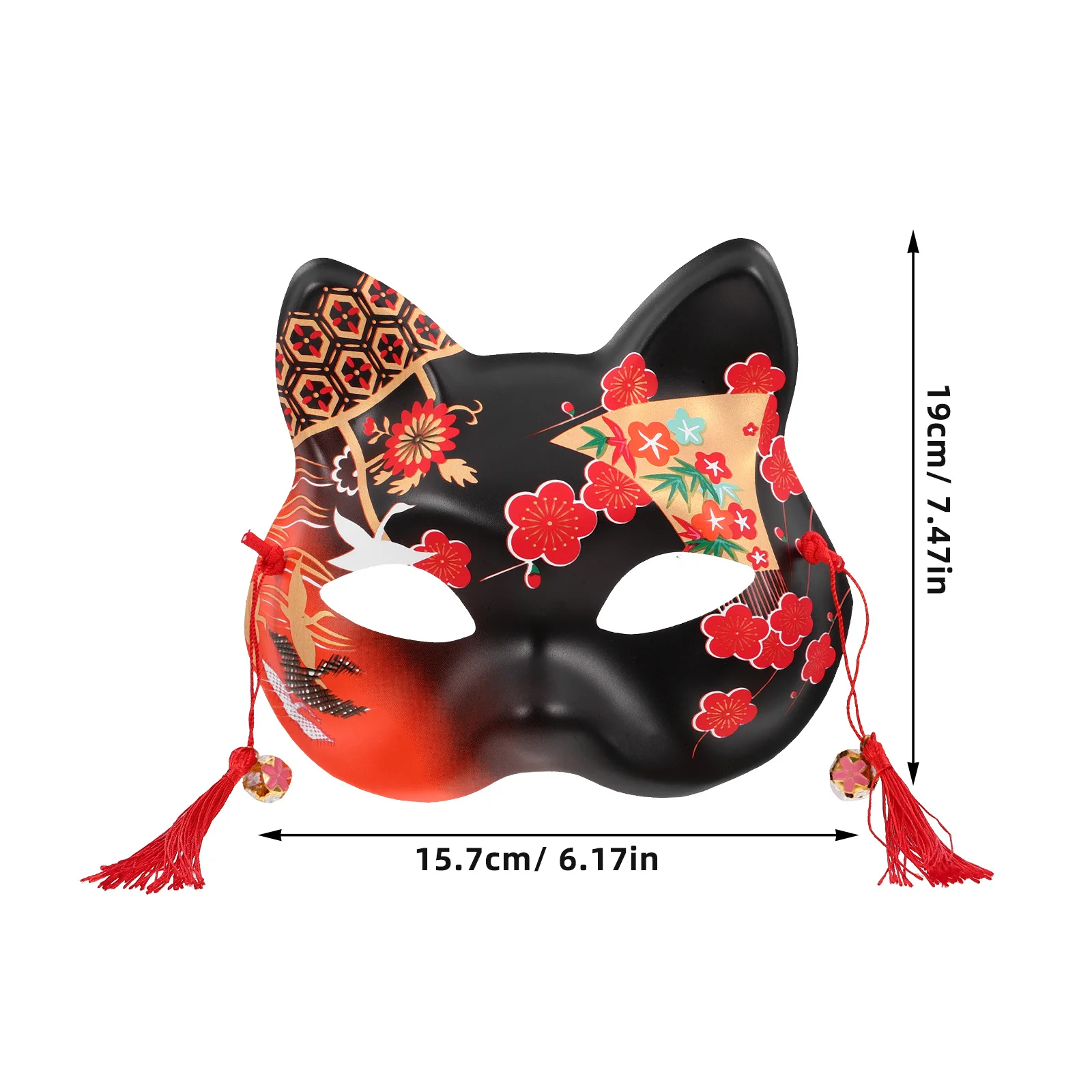 Cat Face Mask Masquerade Cosplay Carnival Party Costume Masks Animal Facial Decoration Half Cat Shape Hand Painted Realistic