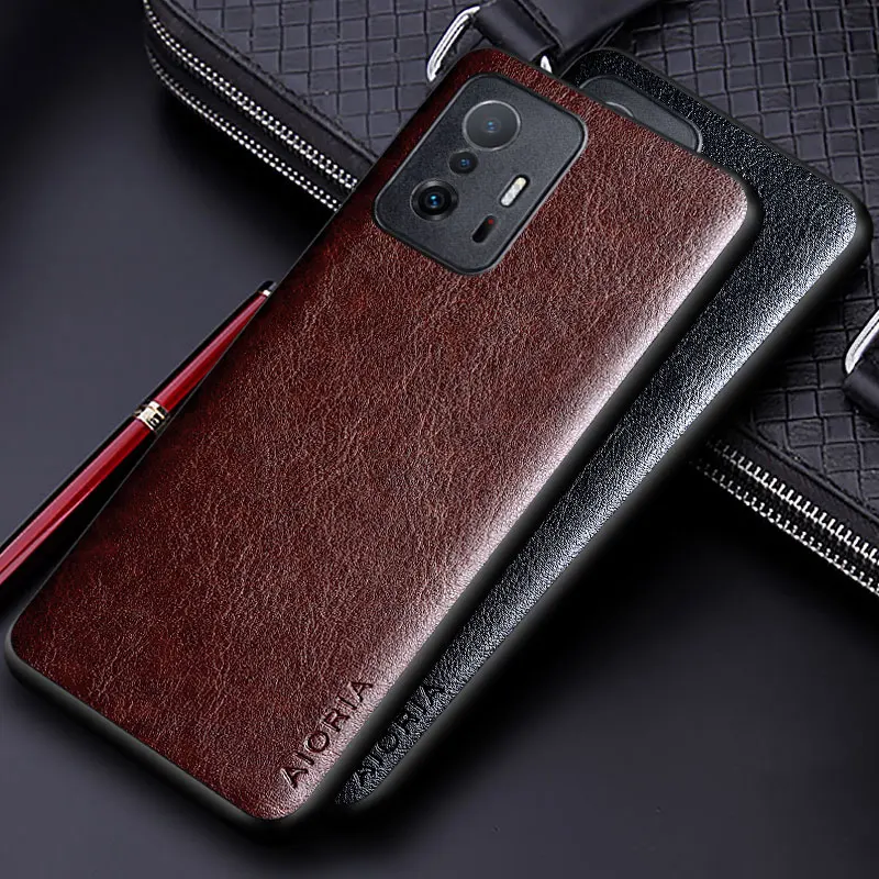 Luxury PU leather Case for Xiaomi Mi 11T Pro 5G with Business solid color design phone cover for Xiaomi mi 11t pro case funda