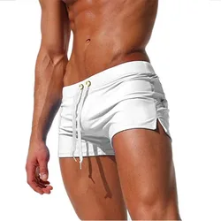 Mens Trunks Boxer Swimming Fashion Back Pocket Design Beach Pants Breathable Beach Shorts for Men