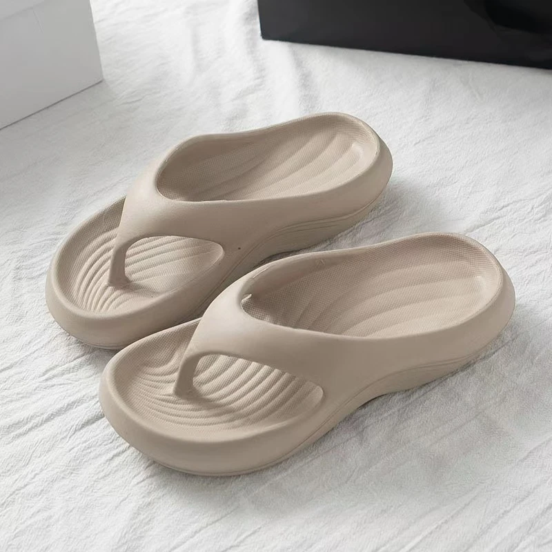 NONE Stilvolle EVA-Flip-Flops für Damen, bequem, weich, rutschfest, geruchshemmend, modisch, vielseitig einsetzbar für Strand, Sommer, Freizeitkleidung, Strandschuhe 6