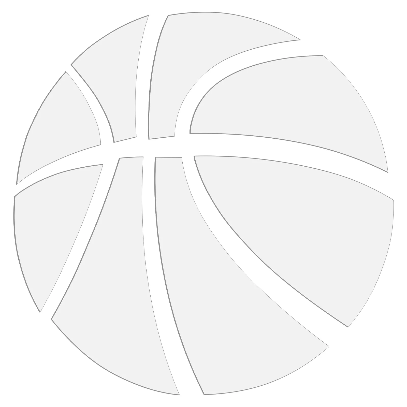 

Basketball Mirror Sticker Football Decor For Bedroom Water Proof