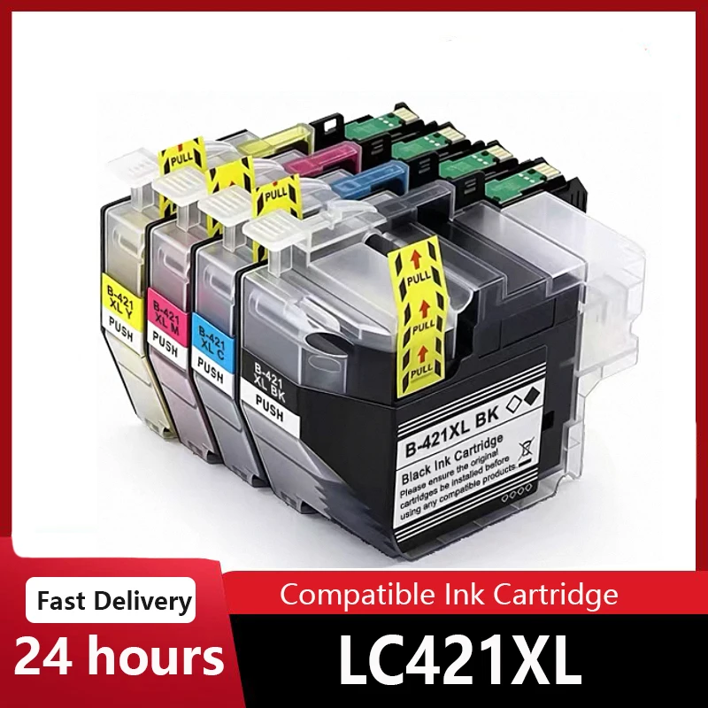 LC421XL LC421 421XL Compatible Ink Cartridge For Brother DCP-J1050DW DCP-J1140DW DCP-J1800DW MFC-J1010DW Printer