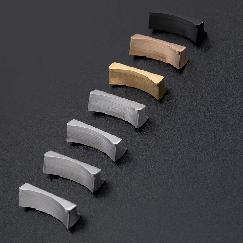 20/21mm End Link For Rolex Watchband Rubber Leather Strap For Submariner Daytona GMT Yacht-Master Datejust Seamless Connection