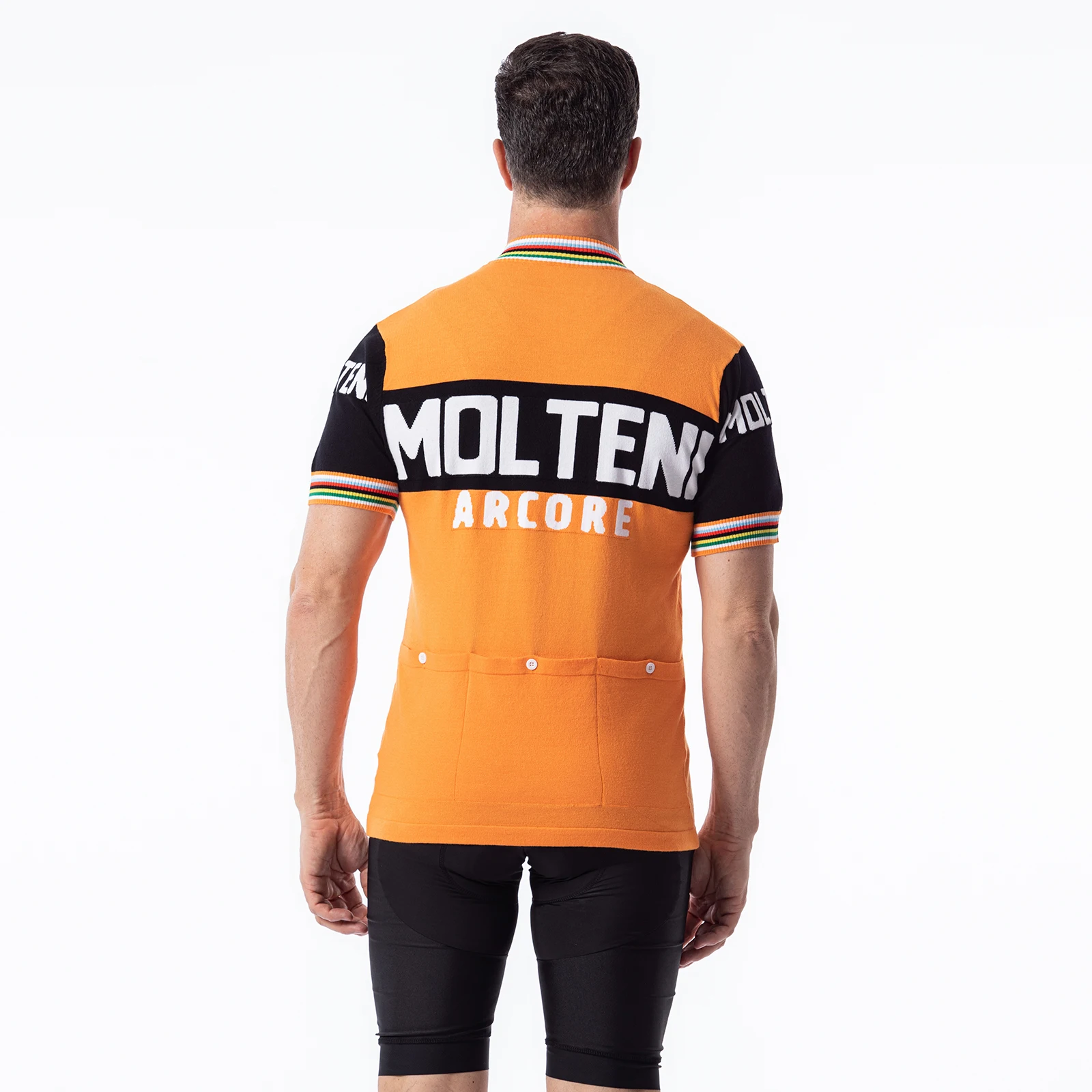 Molteni Arcore Merino Wool Retro Cycling Jersey