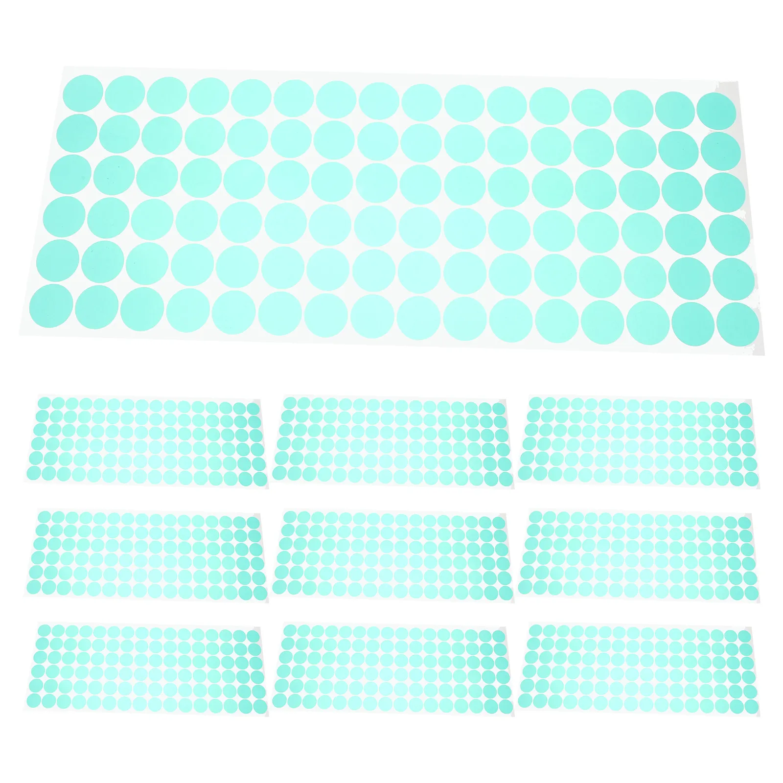 1000Pcs High Temperature Masking Tape Green Pet Adhesive Discs Heat Resistant Coating Paint Protection Powder Spray Masking Dots
