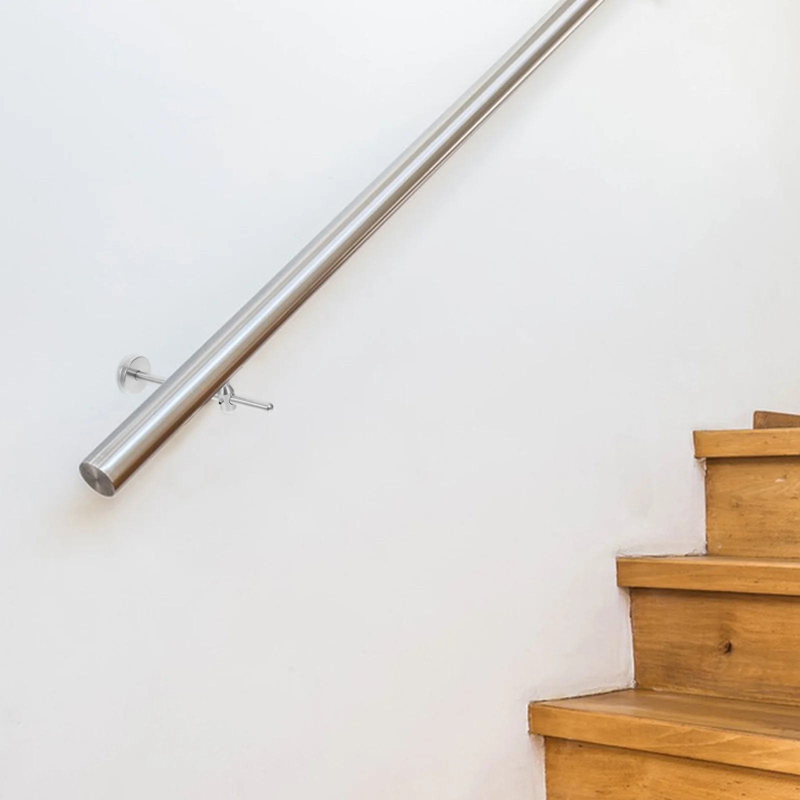 

Stainless Steel H rail Brackets 304 Grade Thick Material Adjustable Wall Mount Support Stair Railing Corridor Fixing