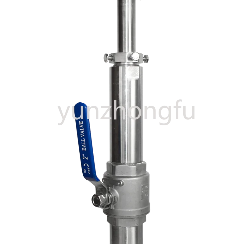 Compact Type Insertion Magnetic Flow Meter DN100-DN3000 with Thread Ball Valve