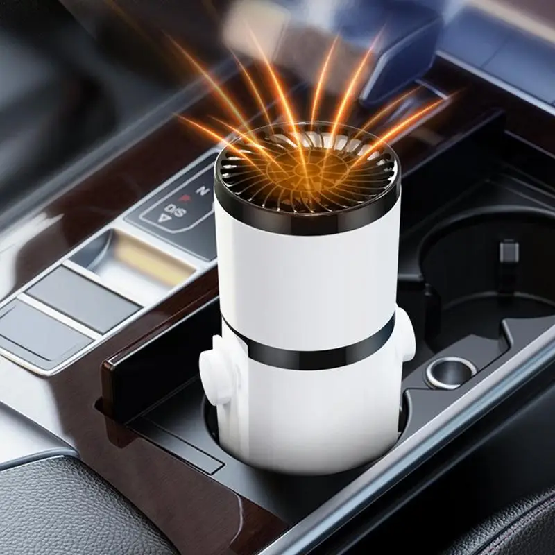 Electric Car Heater 12V 150W Auto Windshield Demister Defroster 2 in 1 Heating Cooling Fan Winter Car Anti-Fog Defogging Heater